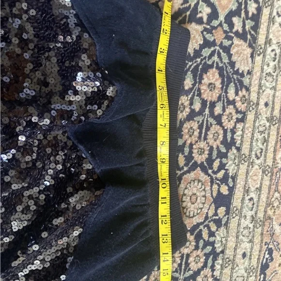 Chanel navy arguing terry colth pants size 38